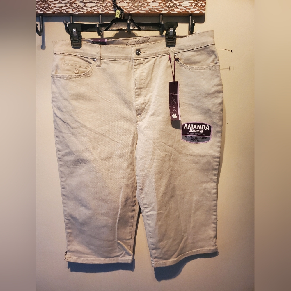 Gloria Vanderbilt Slimming Skimmer Pants Womens